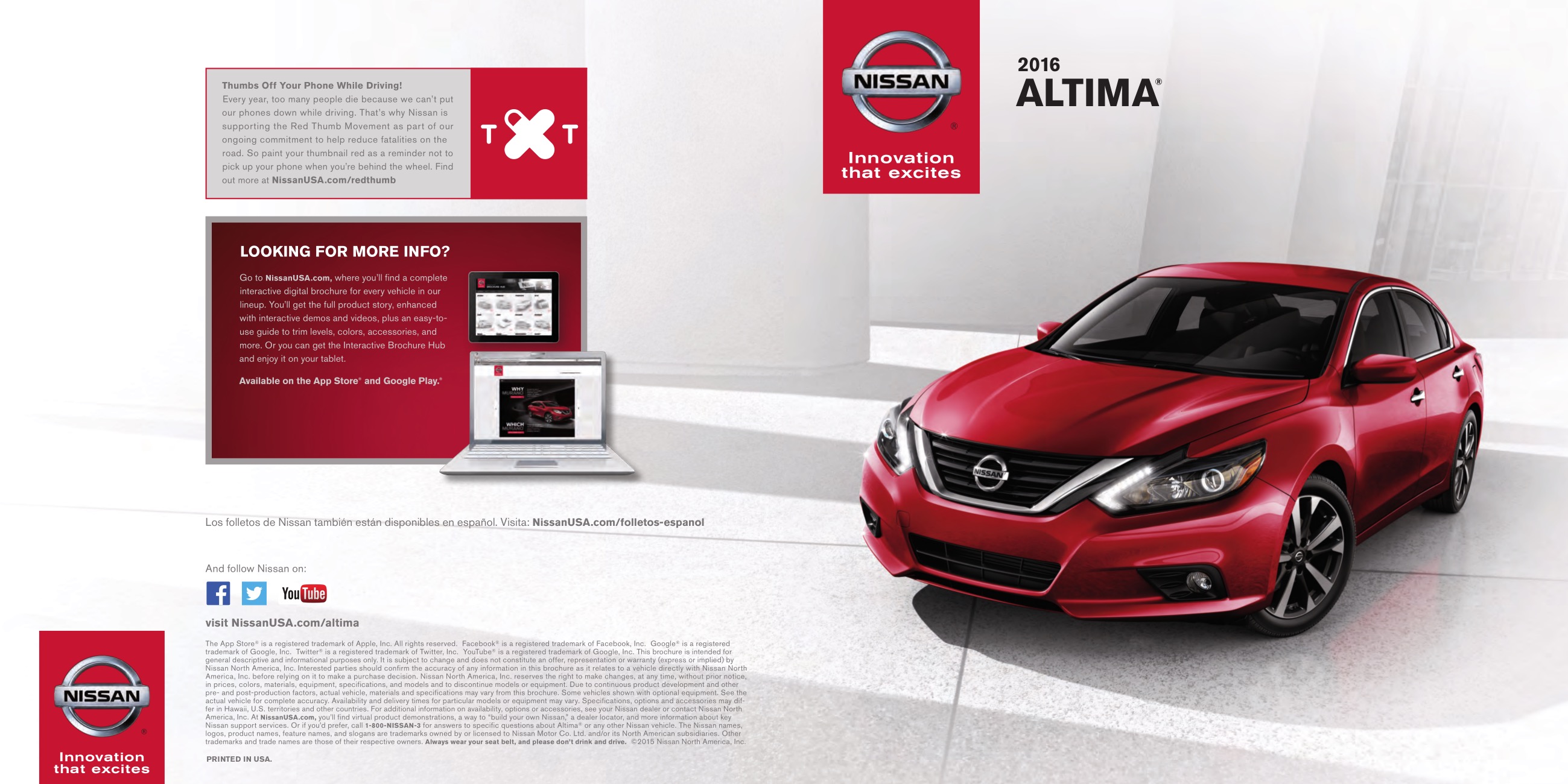 2016 Nissan Altima Brochure